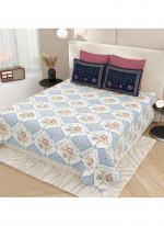 Cotton White   Printed Bedsheets( 108*108)